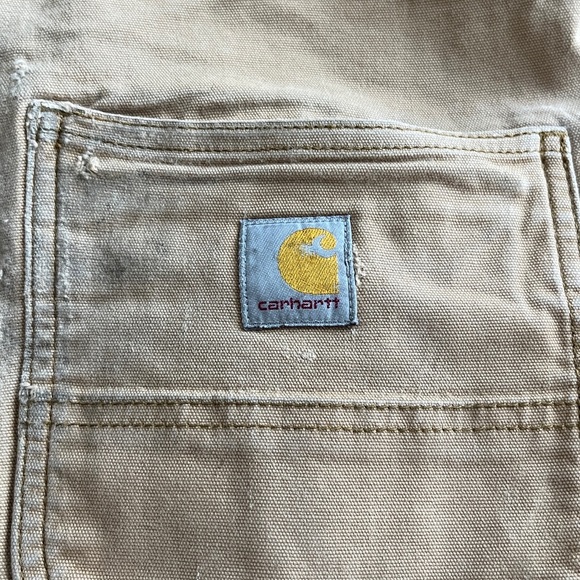 Well Worn Carhartt Men's Double Front Utility Work Relaxed Fit Pants 30x30 - Picture 16 of 16